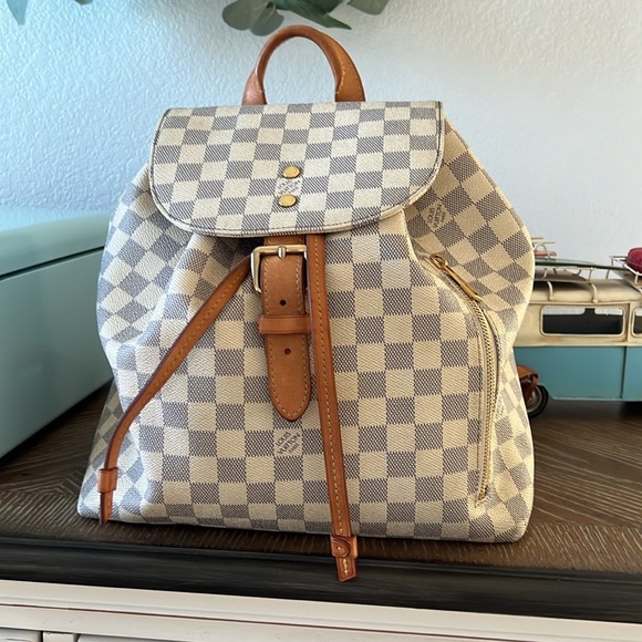 Louis Vuitton Damier Azur Sperone backpack ‼️SOLD ‼️‼️‼️‼️‼️ - Picture 3 of 14